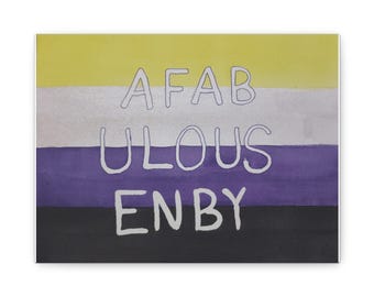 AFABulous ENBY Matte Canvas, Stretched, 1.25"