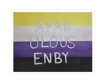 AFABulous ENBY Kiss-Cut Vinyl Decals