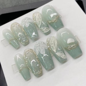 70+ Designer Brand Nail Art Ideas — Marble + LV Nails