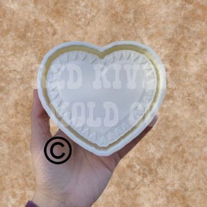 Heart of hearts concho Silicone Car Freshie Mold