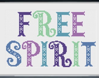 Free Spirit Cross Stitch Pattern PDF