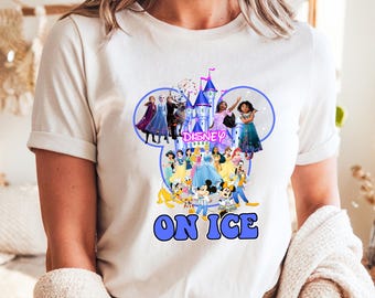 Disneyland On Ice Family Trip Shirts, Mickey On Ice Vacation Shirt, Matching Family Tee, Mickey Family Trip 2025 Shirt, Disney On Ice Shirt