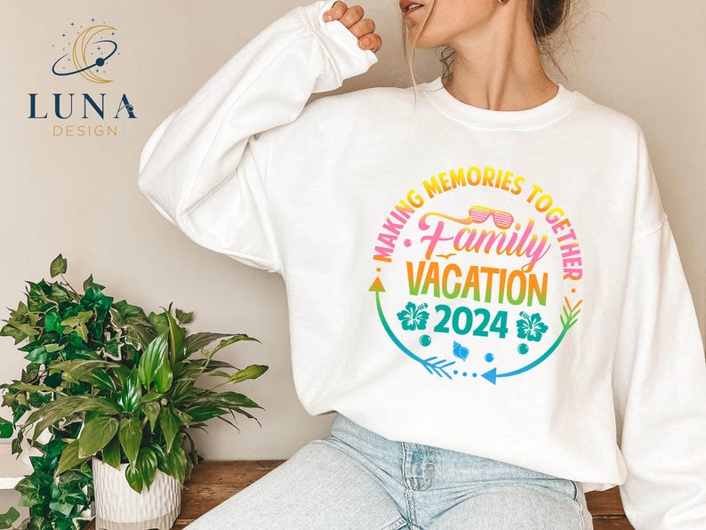 Family Vacation Shirt, Family Trip Sweatshirt, Vacation Shirt, Disney World Tee, Summer Vacation Tee, Universal Studios Shirt afbeelding 4