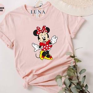 Minnie Sweatshirt, Disney Sweater, Retro Vibes, Cartoon Sweatshirt, Vintage Sweatshirts, Minnie Mouse Gift, Birthday Shirt, Disney T-shirt image 3