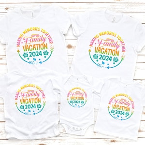 Family Vacation Shirt, Family Trip Sweatshirt, Vacation Shirt, Disney World Tee, Summer Vacation Tee, Universal Studios Shirt afbeelding 1