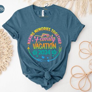 Family Vacation Shirt, Family Trip Sweatshirt, Vacation Shirt, Disney World Tee, Summer Vacation Tee, Universal Studios Shirt afbeelding 3