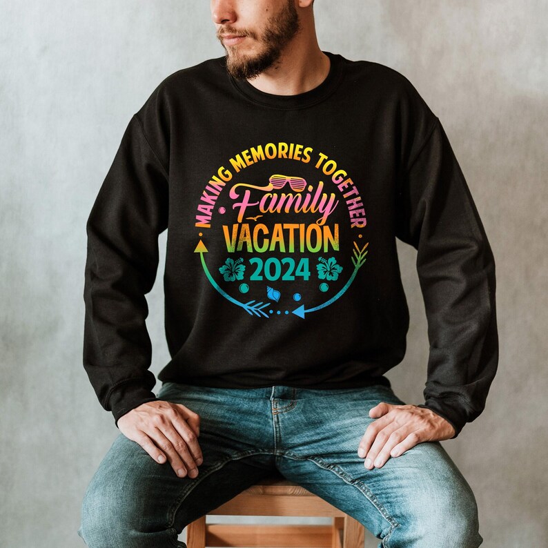 Family Vacation Shirt, Family Trip Sweatshirt, Vacation Shirt, Disney World Tee, Summer Vacation Tee, Universal Studios Shirt afbeelding 2
