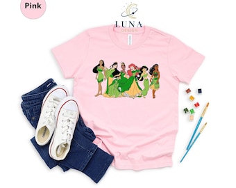 St Paddy's Princess Shirt, Lucky Princess Tee, St Patrick's Sweatshirt, St Patrick's Girl Tee, Disney Princess Tee, Ariel Shirt, Tiana Shirt