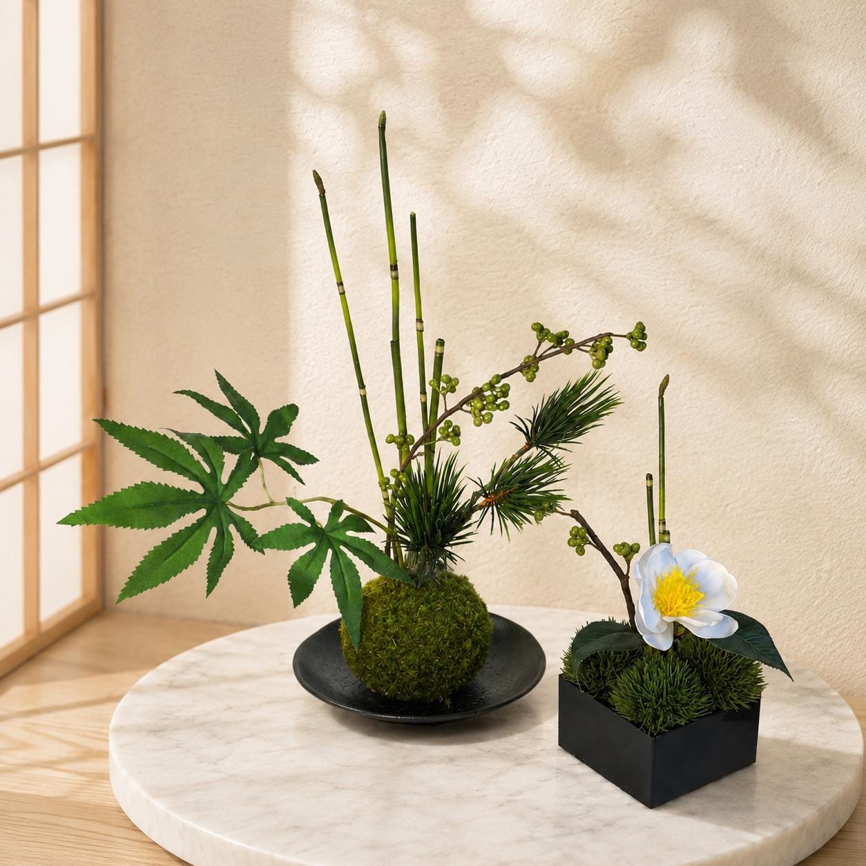 Inspired Flower Arrangements いけばな Japanese Ikebana Artificial Flower Arrangements - Etsy