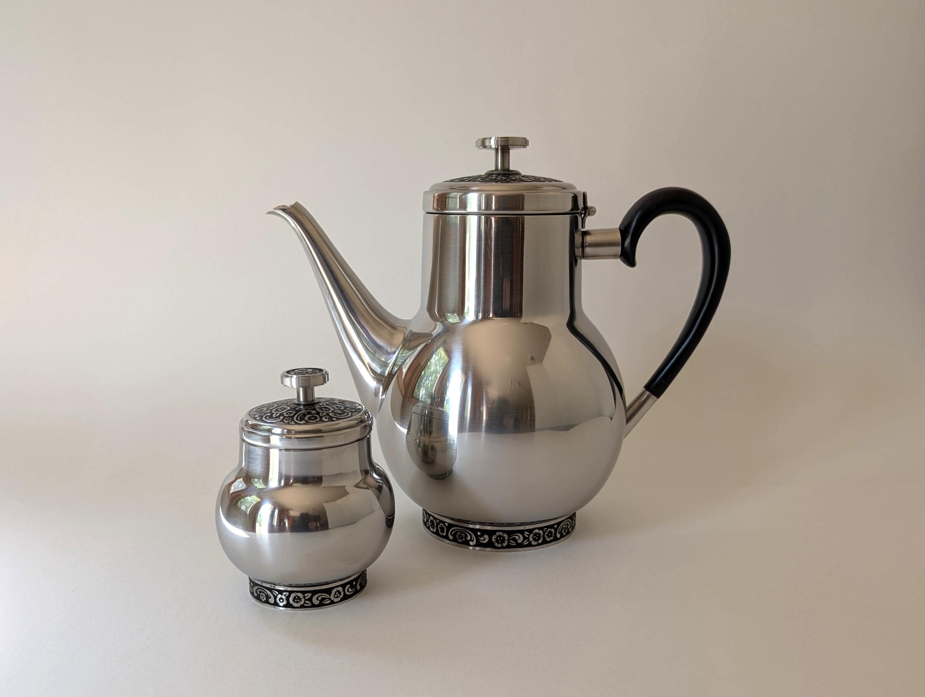 Oneida Stainless Steel Tea Pot - Etsy