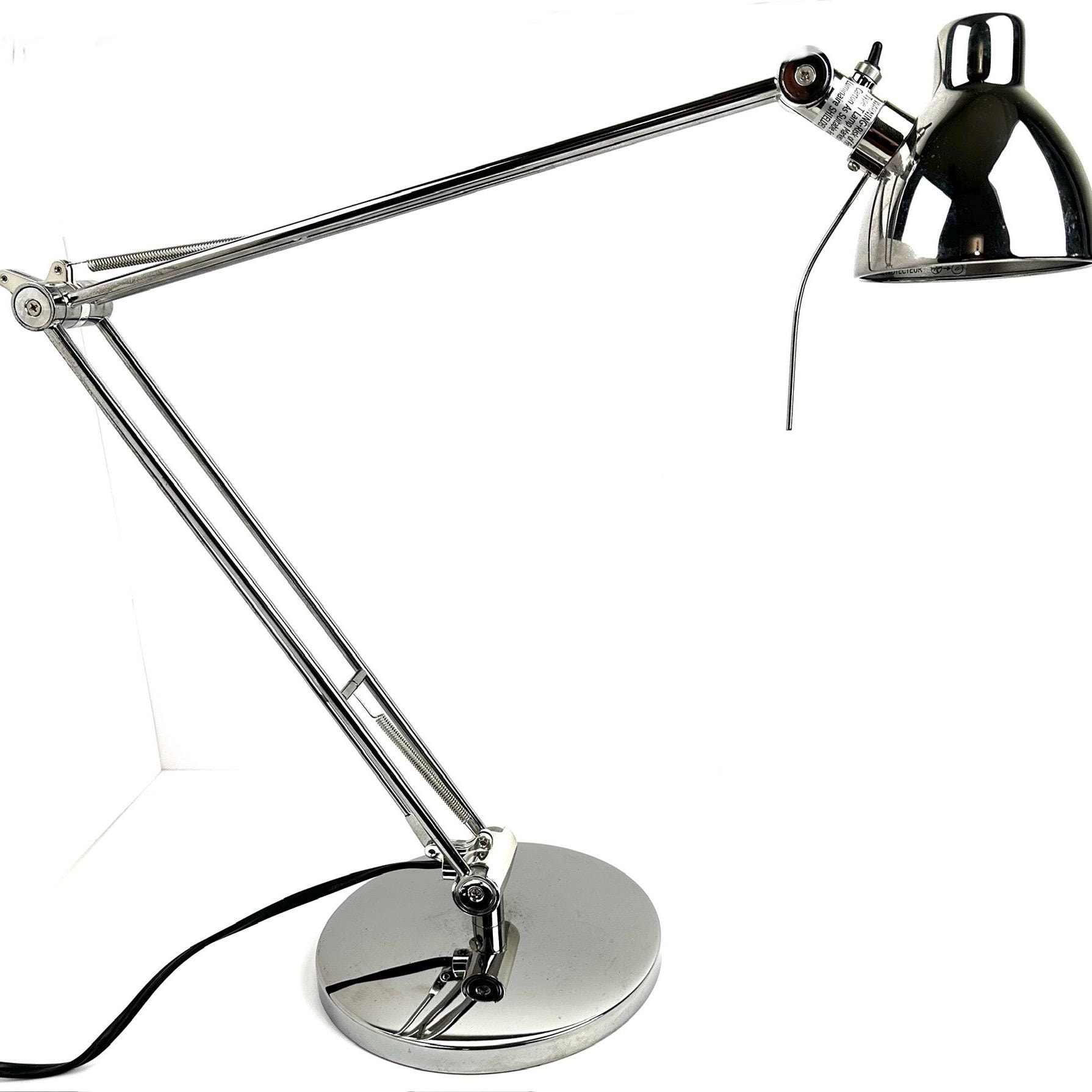 Vintage Early 2000's IKEA Antifoni Nickel Plated Desk Lamp - Etsy