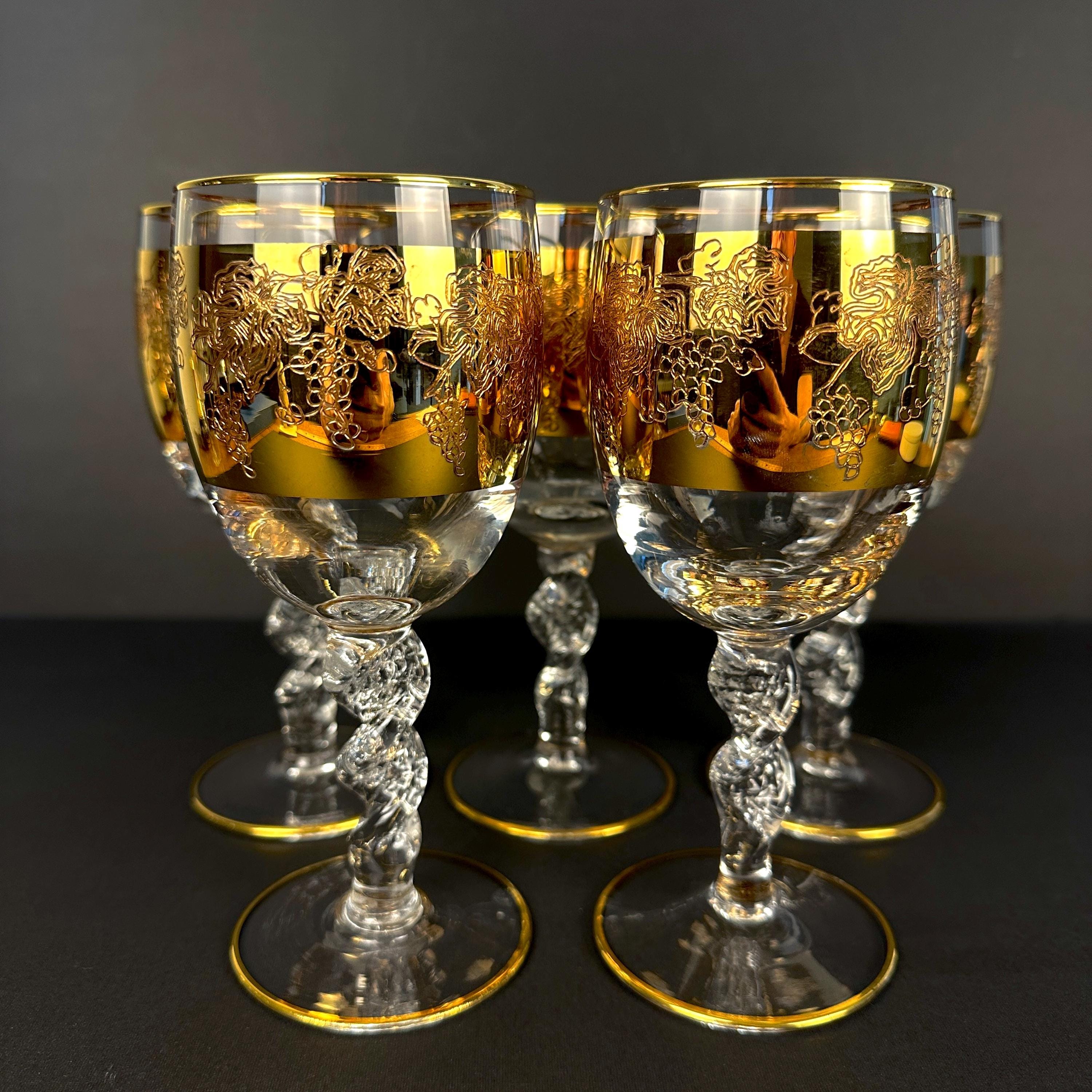 Faberge crystal glasses - Etsy 日本