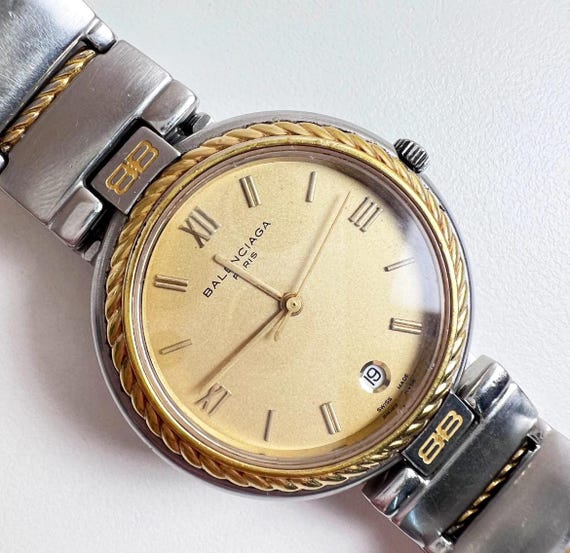 1990's Balenciaga Stainless Steel Watch (women) No Box - Etsy