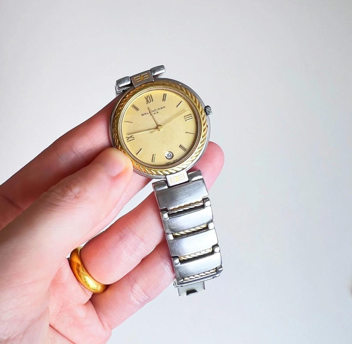1990's Balenciaga Stainless Steel Watch (women) No Box - Etsy