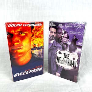 Factory Sealed VHS Movies The Highwayman and Sweepers