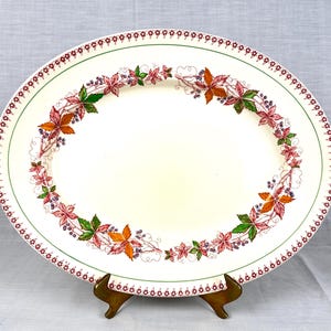 Vintage Enoch Woods Woods Burslem England Doris Serving Plate W 35cm D 28cm No Damage
