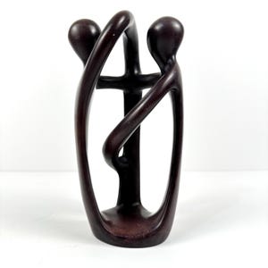 World Market Kenya African Hand Carved Soapstone Sculpture 20cm