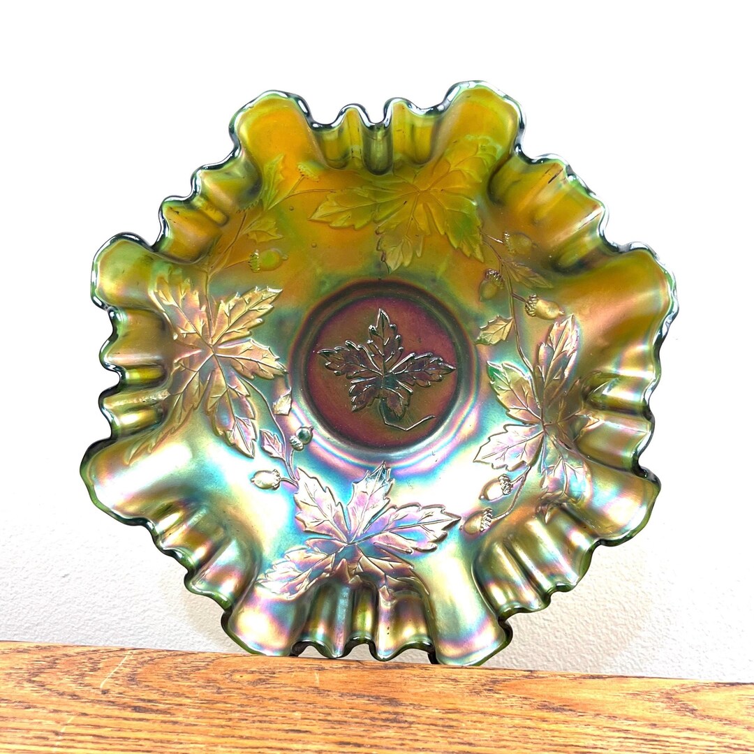 フェントン カーニバル ガラス ボウル、1915 年頃 - Etsy 日本