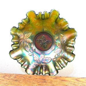 Fenton carnival glass bowl circa 1915