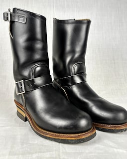Red Wing Boots Engineer Boots Leather 2268 PT91 Black Size 6D