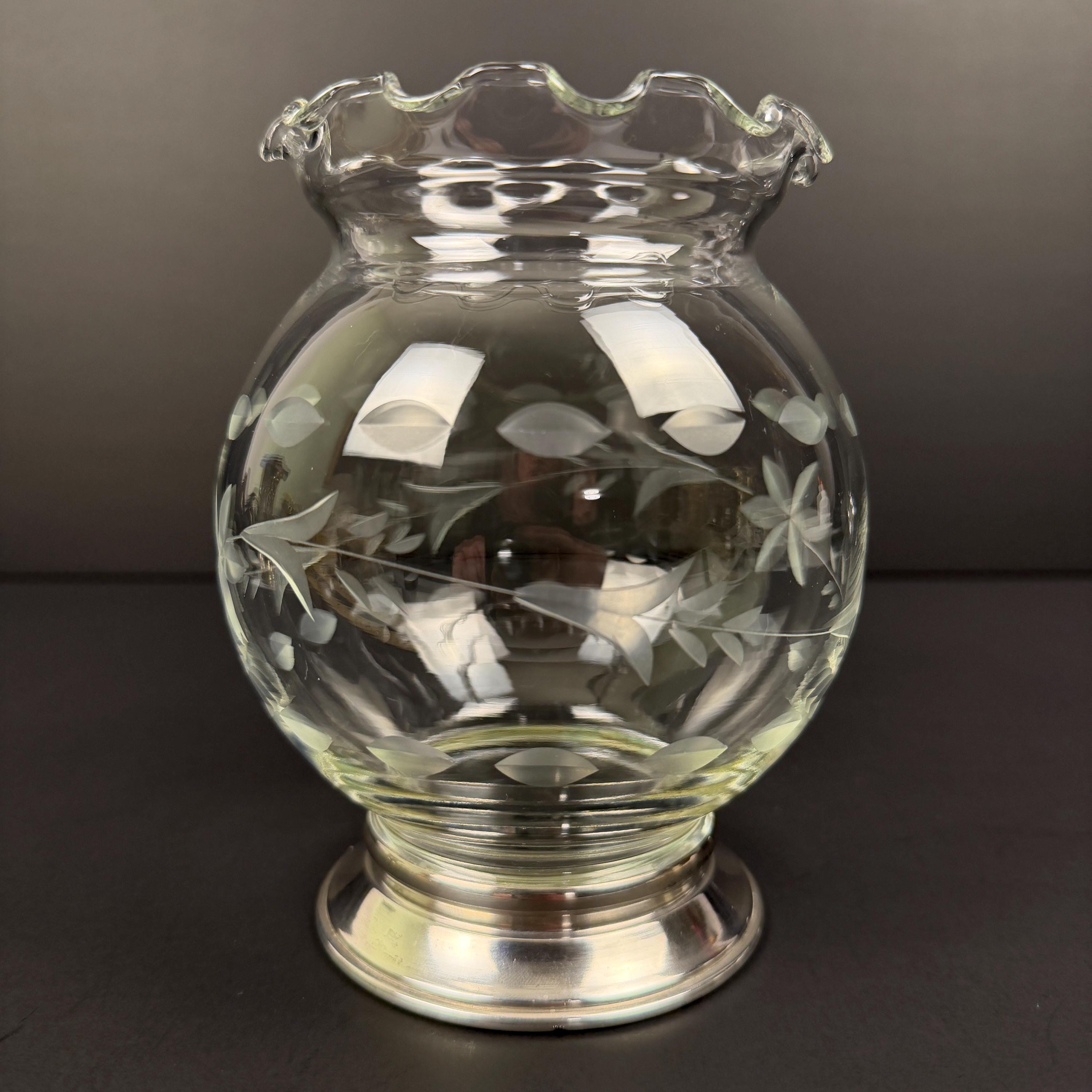 Sterling Silver Trumpet Bud Vase - Etsy