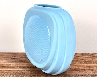 Mid-century Royal Haeger Turquoise color glass vase