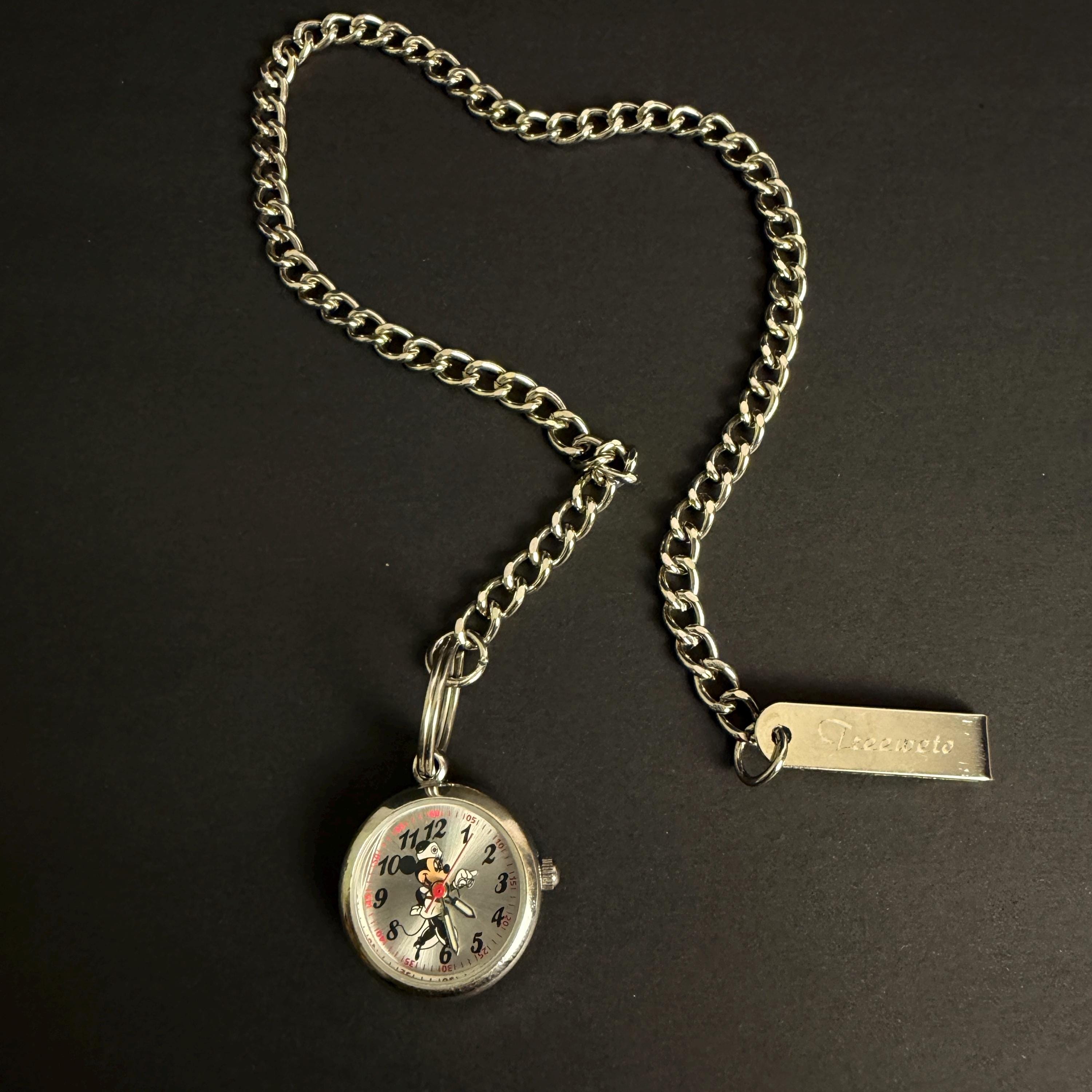 Mickey mouse pocket watch - Etsy 日本
