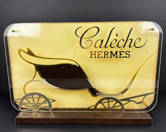 Hermes Caleche Perfume Retail Advertisement From the Early 1960s