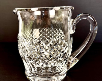 Vintage Waterford Crystal "Colleen" Pattern Short Stem Pitcher (32 oz)