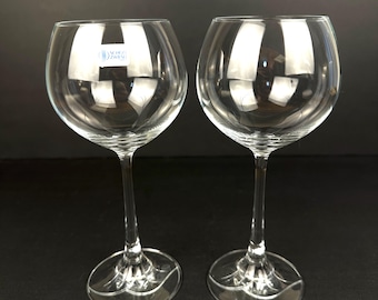 Vintage Schott Zwiesel Crystal Wine glass Set of Two