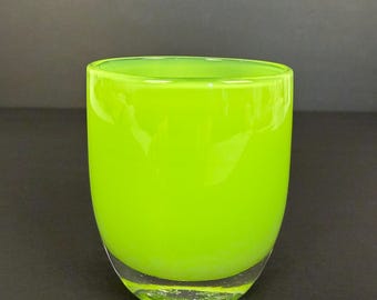 Glassybaby Hand-Blown Glass Votive - "Lucky" (Lime Green)