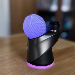 Short Dry Top for Puffco Peak/Pro in Unbreakable Flexible Rubber
