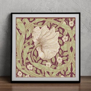 Pimpernel William Morris Cross Stitch Pattern