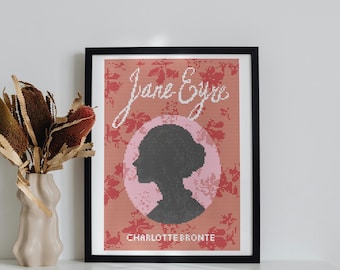 Schema punto croce per la copertina del libro Jane Eyre