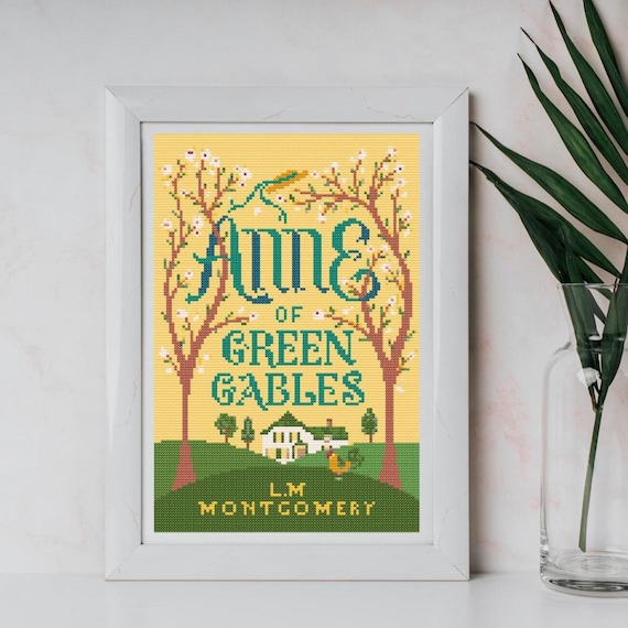 Anne of Green Gables Book Cover Cross Stitch Pattern