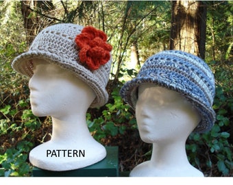 Openwork Cloche Hats – PA-115 - Crochet Pattern PDF