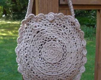 Round Doily Bag - PA-229 - Crochet Pattern PDF