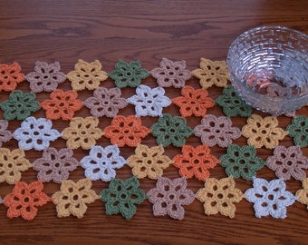 Flower Garden Table Runner - PH-206 - Crochet pattern PDF