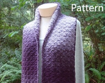 Shell Stitch Pocket Scarf - PA-328