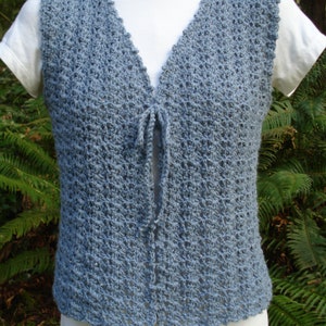 Classic Shell Stitch Vest PW-205 Crochet Pattern PDF - Etsy