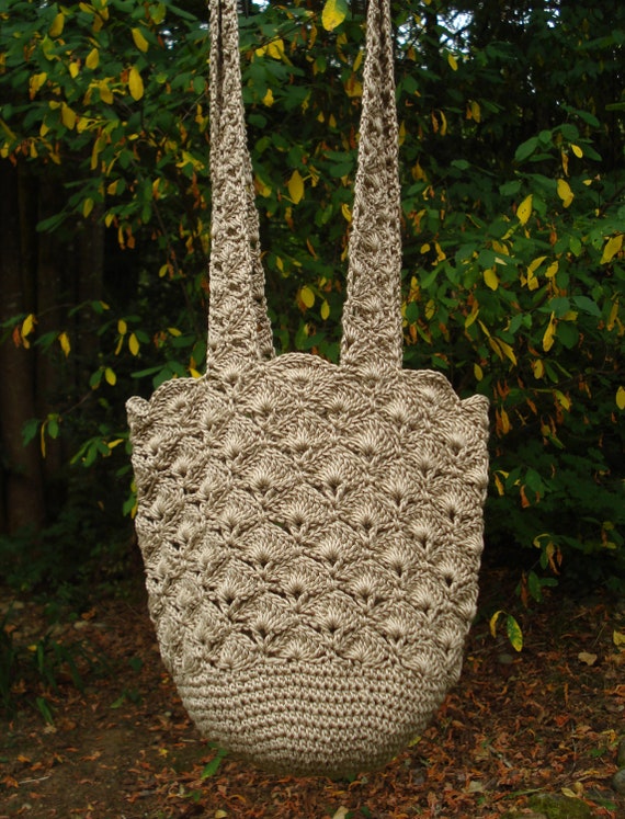 Fan Stitch Bag PA-128a Crochet Pattern PDF | Etsy