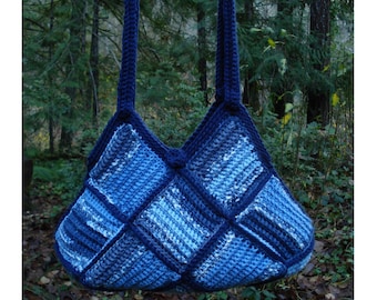 Patchwork Squares Bag – PA-216 - Crochet Pattern PDF