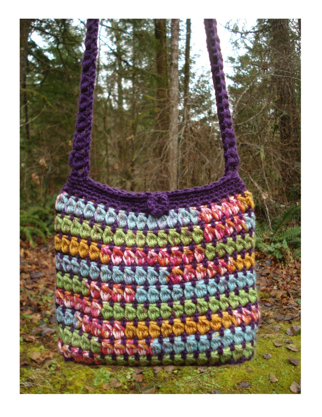 Capricious Clusters Bag PA-209 Crochet Pattern PDF - Etsy