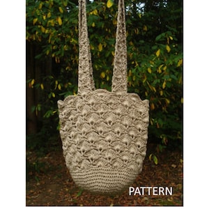 Fan Stitch Bag - PA-128a - Crochet Pattern PDF