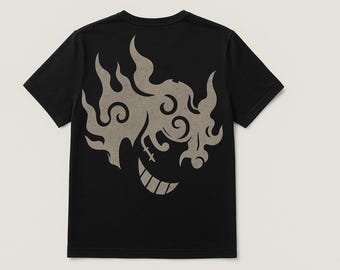 Flaming Face SVG | Laser Cut File | Digital Download for Glowforge, Cricut, CNC