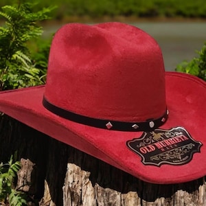 Red Cowboy Hats for Women - Etsy display picture 1