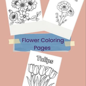 Flower Coloring Pages