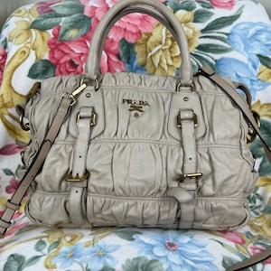 PRADA Leather Shoulder Bag