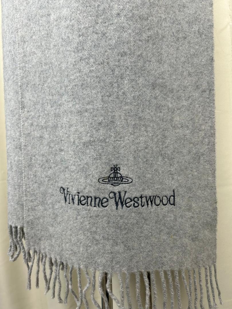 小物 Vivienne Westwood 90s Pattern Muffler Vivienne Westwood 90s Pattern Muffler AUTH Vivienne Westwood