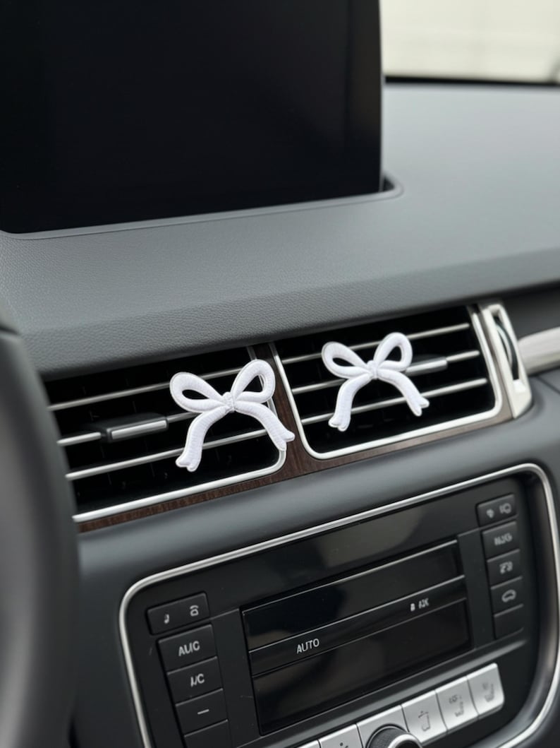 Coquette Car Decoration, Pink or White Car Accessories, Cute Women Dashboard Decoration, Aesthetic Car Charm